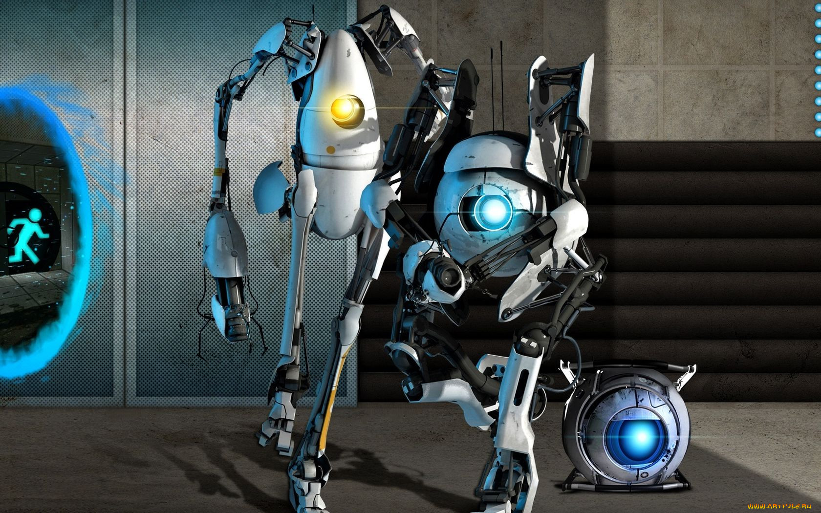 Обои Portal 2 Видео Игры Portal 2, обои для рабочего стола, фотографии  portal, видео, игры Обои для рабочего стола, скачать обои картинки заставки  на рабочий стол.